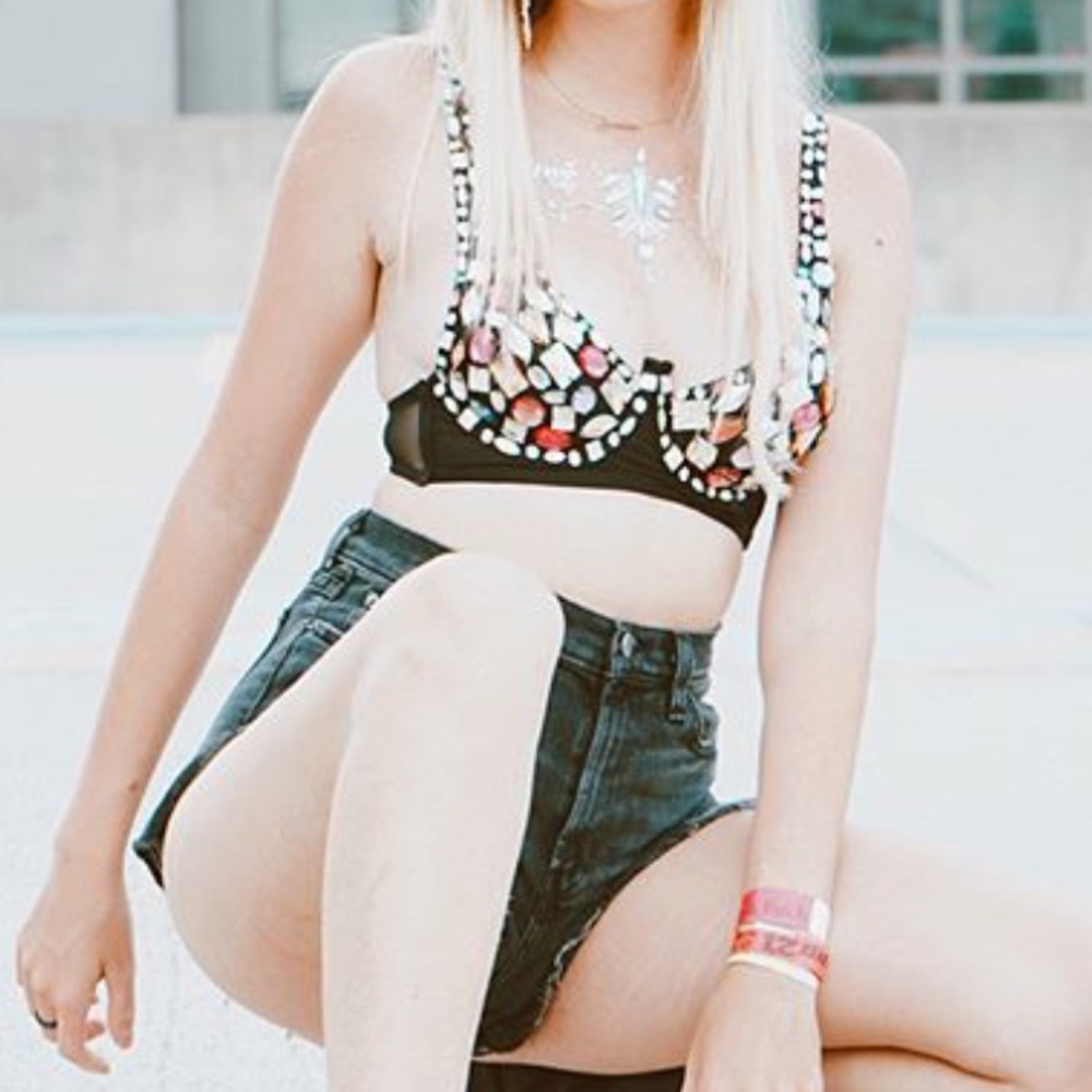 ASOS Rhinestone Bra